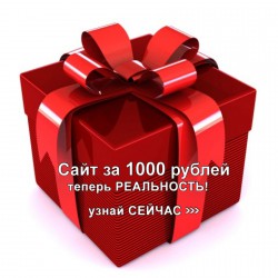 Сайт за 1000 Рублей